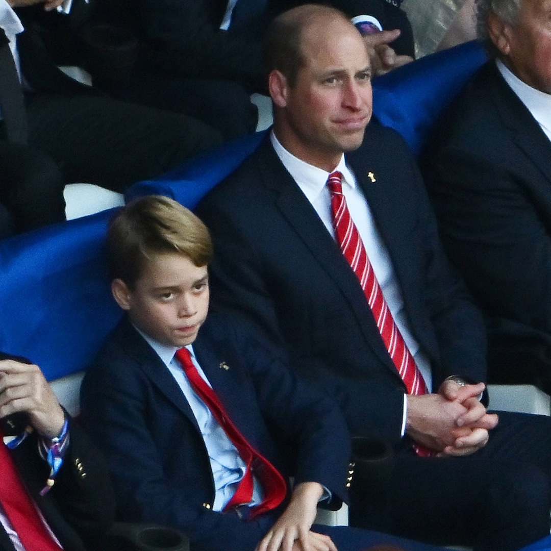 Prince George & Prince William Attend Rugby World Cup in France Prince George & Prince William Attend Rugby World Cup in France